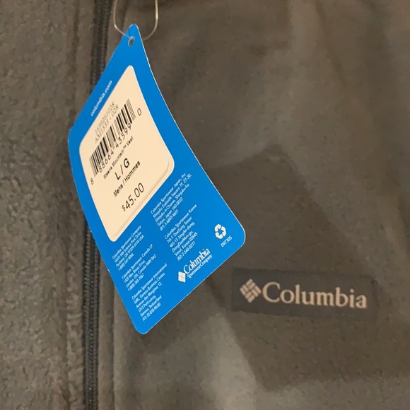 NWT Men’s Columbia fleece vest - Picture 2 of 3
